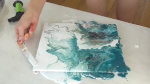 Красивая картина жидким акрилом / ФЛЮИД АРТ/ Как можно почувствовать себя настоящим художником