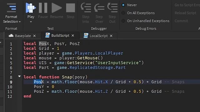 How to in 30s: Grid Placement System (Roblox) смотреть онлайн