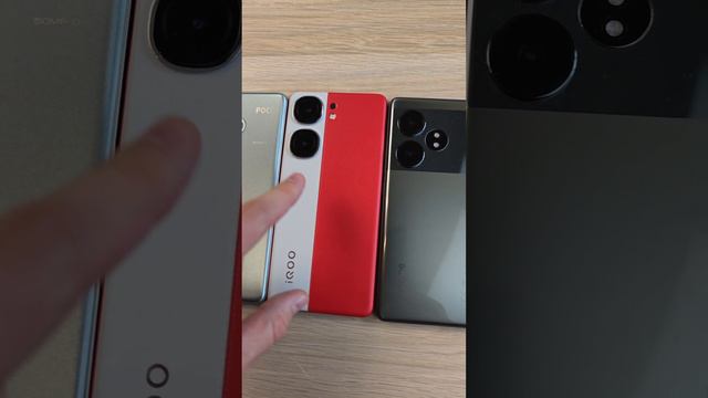 POCO F6 VS IQOO NEO 9 VS REALME GT 6T