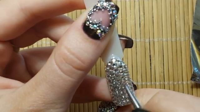 Как сделать? 10 способов крепления страз. Инкрустация. смотреть онлайн