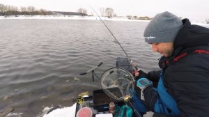 ☑️Vlog #29 Рыбалка на фидер зимой. 4K Снаряжение. Обзор Flagman Armadale top range