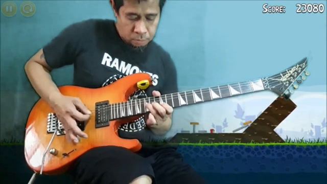 ANGRY BIRDS main theme guitar cover смотреть онлайн