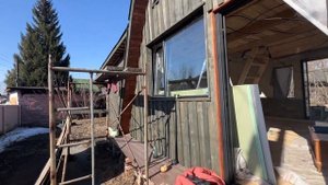 Открытие СЕЗОНА стройки треугольного А-фрейм дома