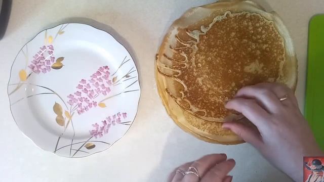 БЛИНЫ НА МОЛОКЕ. Розы из блинов.Тонкие блинчики рецепт.