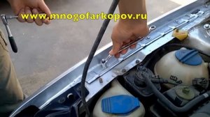 Амортизатор (упор) капота на Skoda Octavia Tour KU-SK-OCTR-00 (обзор, установка)