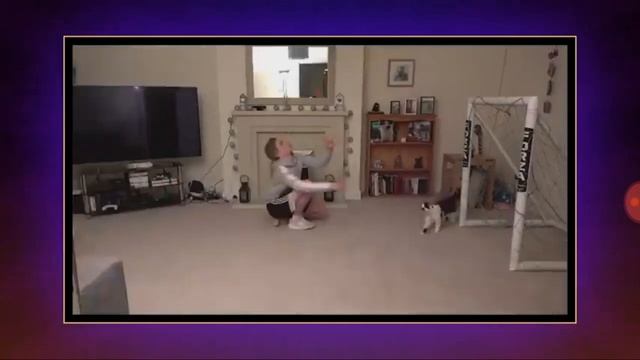 JAMES CORDEN reacts to CHRIS MD'S viral cat video! смотреть онлайн