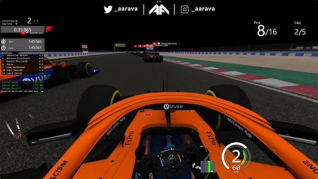 F1 2021: QATAR GRAND PRIX GAMEPLAY! Onboard F1 Race at Losail Circuit!