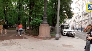 Москва 3912 аллея Шехтеля, Ермолаевский переулок, Патриарший пруд, Малая Бронная улица весна вечер