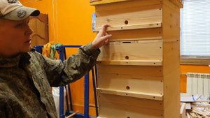Ч.6 МНОГОКОРПУСНОЙ УМНЫЙ УЛЕЙ И МЕТОДЫ ПЧЕЛОВОЖДЕНИЯ. семья медовик и пакет из одной семьи.