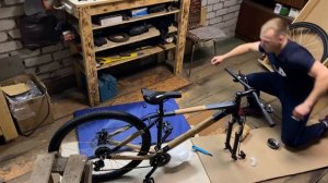 Сборка велосипеда из СПОРТМАСТЕРА stern energy 2.0. из коробки. Обзор велосипеда stern energy 2.0.