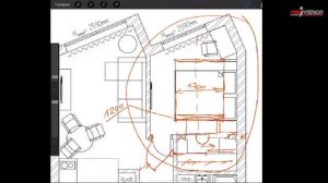 Разбор планировки однокомнатной квартиры от подписчика. Интерьер квартиры 38 кв.м.