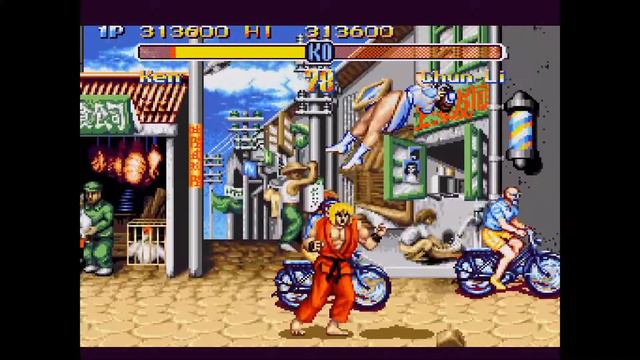 Street Fighter 2 Remastered Edition (1993/2020) [Sega Genesis / Mega Drive Hack by Pyron] смотреть онлайн