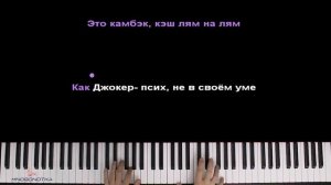 Nekoglai - Cumback (Влетел с двух ног, ведь это Колян) ● караоке | PIANO_KARAOKE ● ᴴᴰ + НОТЫ & MIDI