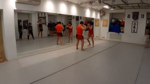 Тренировки с Кру Алеком. Удары локтями.