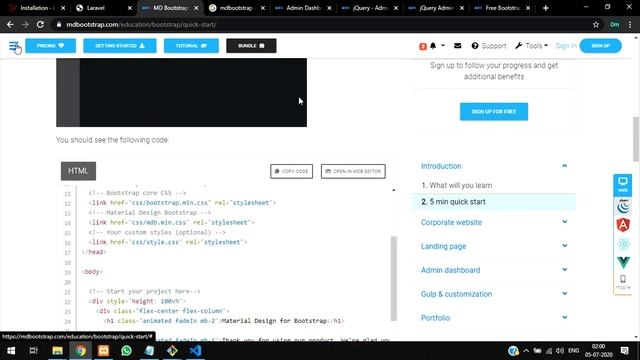 Laravel 5.8 Ecommerce Part-2 | How to setup files and link css, js and make a navbar in Laravel