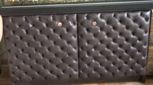 Тумба под аквариум с каретной стяжкой (своими руками)Работа мужа.