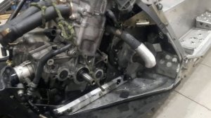 Cнегоход Arctic Cat Z-1 регулируем клапана, заводим и ставим вариатор powerblock 80