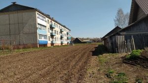 Культивация участка мини трактором.