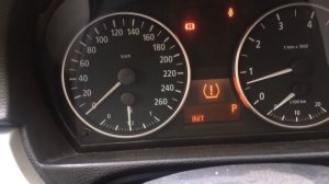Bmw 320i E90 сброс ошибки давление шин / tire pressure errors