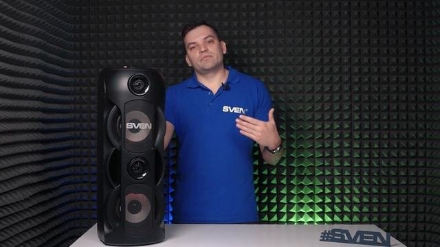 МОЩНАЯ портативная колонка ДЛЯ ВЕЧЕРИНОК PS-720 ?ОБЗОР от SVEN?