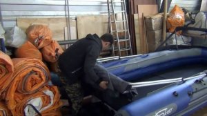 КАК СЛОЖИТЬ КОМБИНИРОВАННЫЙ ТЕНТ ДЛЯ ЛОДКИ ПВХ