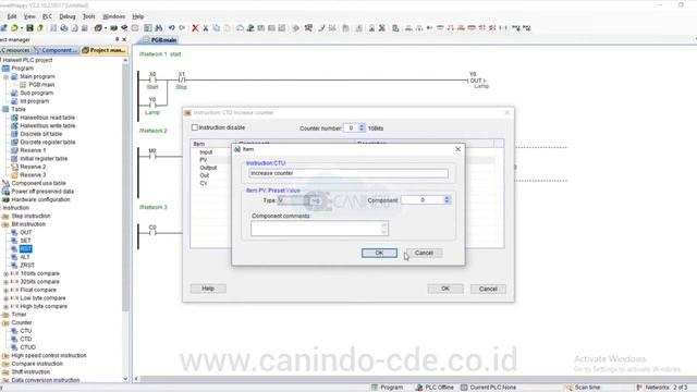 Basic Programming HaiwellHappy PLC Software (Input Ouput Counter And Timer)