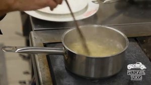 Приготовление Фитучини в ресторане ТРАССА