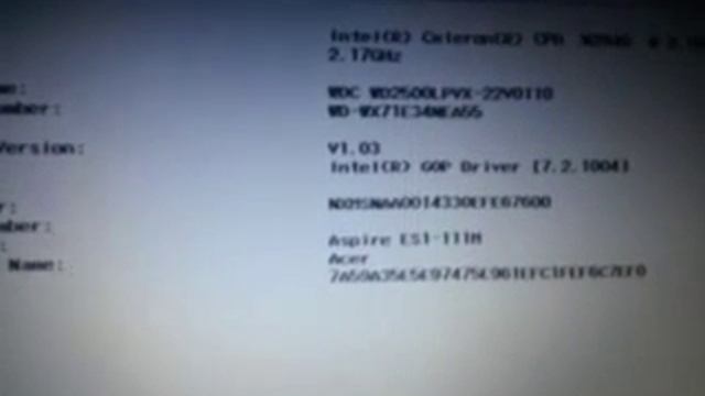 Reparacion de  acer aspire E 11