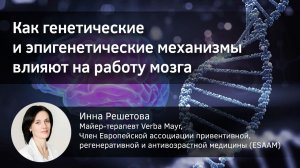 Влияние генетических и эпигенетических механизмов на работу мозга