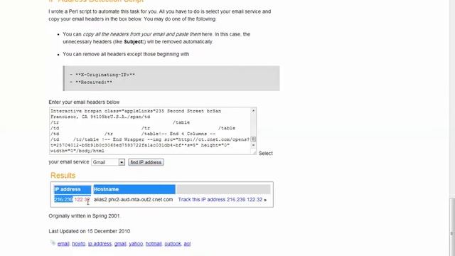 How to Get An IP Address from an email and Trace IT !!!! смотреть онлайн