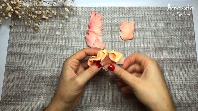 Заколка для волос из фоамирана | DIY | Foam Flowers