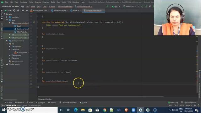 SQLite Database in Android Part-3 | Insert Book Functionality #android #androidprojects #sqlite
