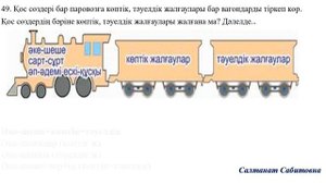 4 сынып қазақ тілі 57 сабақ Қос сөздер