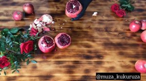 Как правильно и красиво открыть гранат, не повредив зёрна