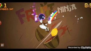 Я - Супер ниндзя! Fruit Ninja прохождение