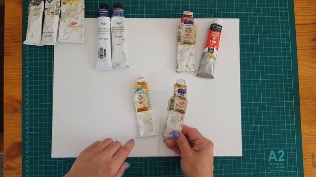Базовый набор масляных красок.