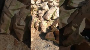 Как делаем древесный уголь, часть 2я