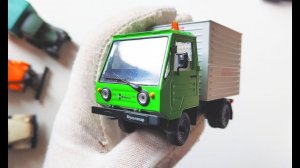 Про машинки. Моделька грузовика Мультикар 25 / IFA Multicar 25 масштаб 1/43 обзор модели.