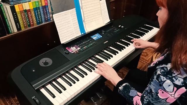 Отговорила роща золотая (Г. Пономаренко) на YAMAHA DGX-670
