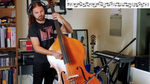 Tank! Cowboy Bebop Theme Song - Upright Bass Cover (w/ sheet music)
