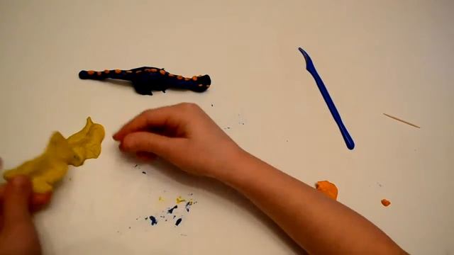 Play doh Dragon magic fairy plasticine clay/ salt dough. дракон из пластилина, как лепить смотреть онлайн