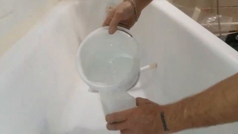 Реставрация чугунной ванны от А до Я. Жидкий акрил.