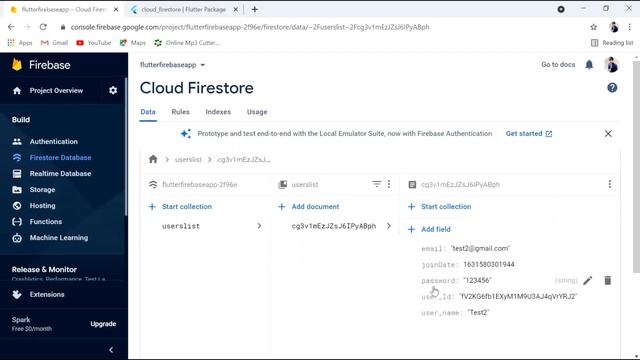 Part 4 | Fetch Data | Retrieve data from firebase in Flutter| Cloud Firestore Database |Flutter