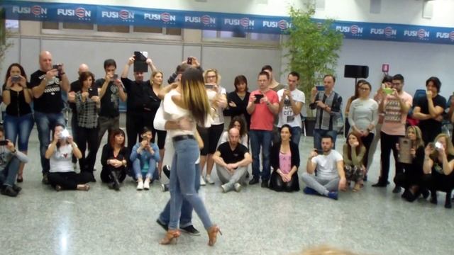 Fusion Kizomba Roma 2017 Saturday Felicien & Isabelle Kizomba Beginner смотреть онлайн