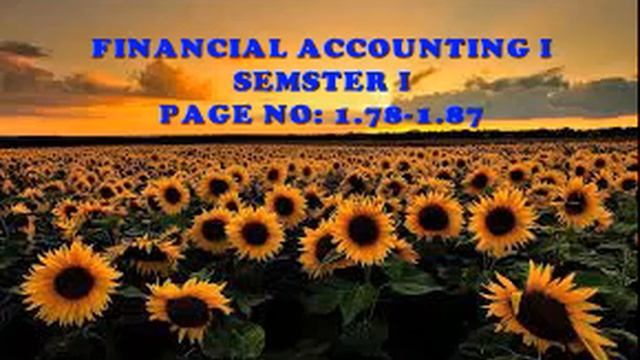FINANCIAL ACCOUNTING 1 смотреть онлайн