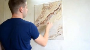 Мрамор с прожилками!Имитация мрамора!Венецианская штукатурка Донецк!Мрамор своими руками