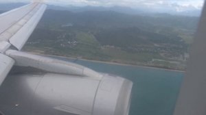 Jetstar Asia Airbus A320 - landing Sanya Airport, Hainan, China