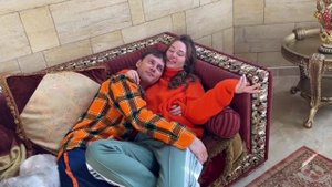 Надин Зданявичене и Андрей Григорьев-Апполонов в сторис 11.05.2020.