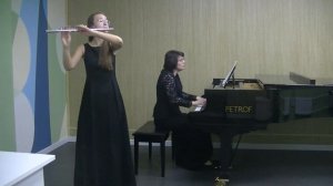 Г.В. Свиридов Вальс "Метель" исп.  Сухова Ксения-флейта,  Чугай Оксана- фортепиано декабрь 2021г.