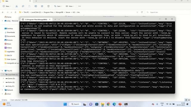How to Start and Stop Mongo DB from Installed Directory -- #7 Mongo DB Set Up Complete Guide смотреть онлайн